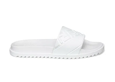 Pre-owned Fendi Men's  Slides Sneakers In White