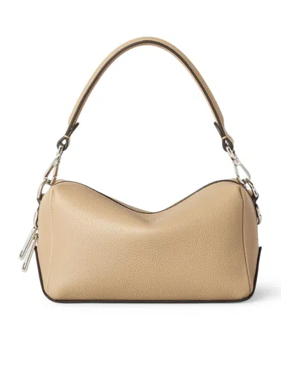 Fendi Men  Small Leather Bag In White