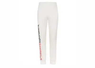 Pre-owned Fendi Men's  X Marc Jacobs Cny Inlay Logo Sweatpants In White