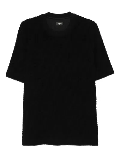 FENDI FENDI MEN `FENDI ZUCCA SPONGE` T-SHIRT