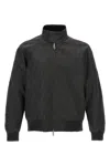 Fendi Embroidered Polyester Blend Bomber Jacket In Black