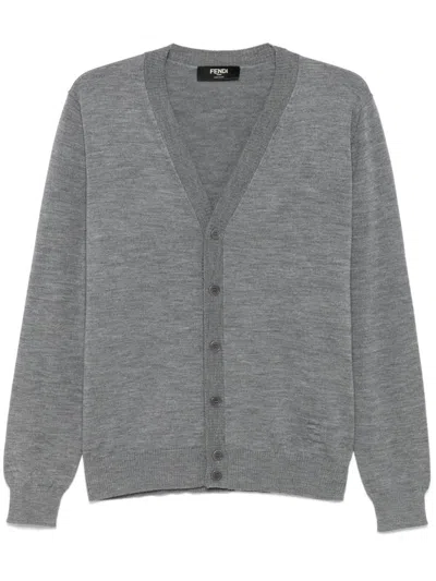 FENDI FENDI MEN `FF` CARDIGAN
