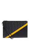 Fendi Men Ff Fabric  Man  Handbag In Multi