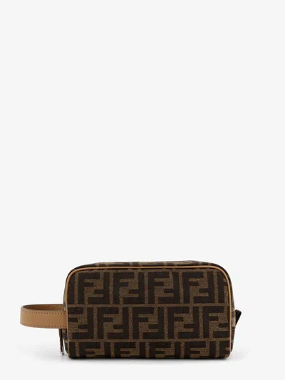 FENDI FENDI MEN FF JACQUARD FABRIC BEAUTY SMALL