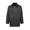 Fendi Black All Over Printed Jacket In Black