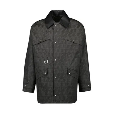 FENDI FENDI MEN'S FF JACQUARD JACKET