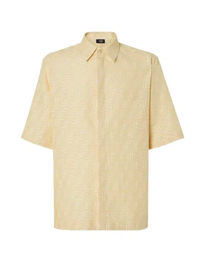 FENDI FENDI MEN FF JACQUARD SHIRT