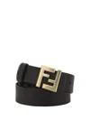 FENDI FENDI MEN FF LOGO REVERSIBLE BELT
