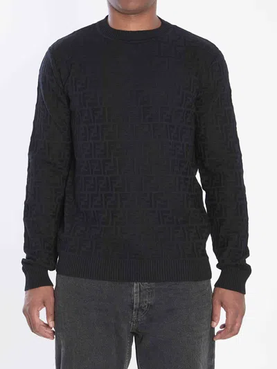 FENDI FENDI MEN FF MONOGRAM PULLOVER