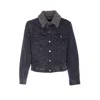 Fendi Men Ff Motif Denim Blouson In Black