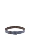 Fendi Belts Reversible Adjustable Length Options In Blue