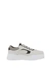 Fendi Men Ff Sneakers In Animal Print
