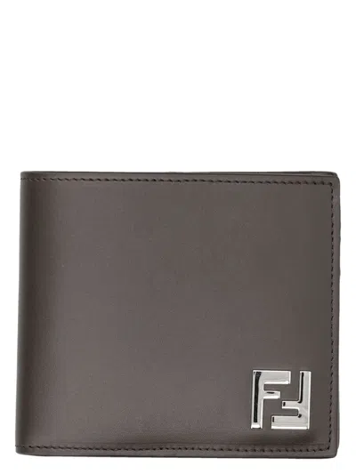 FENDI MEN'S FF SQUARED BI-FOLD WALLET