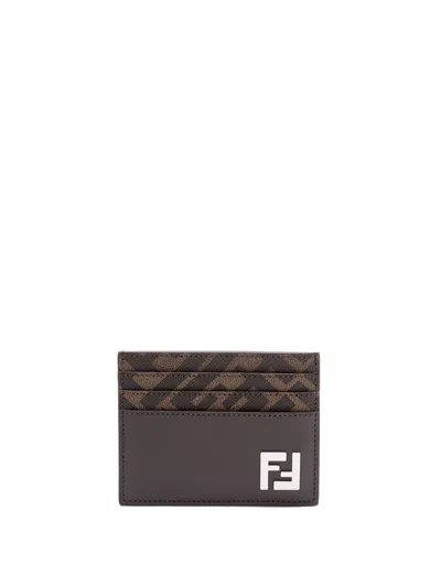 FENDI FENDI MEN `FF SQUARED` CARD HOLDER