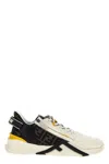 Fendi Flow Sneaker With Distinctive Monogram Accents In Neutral