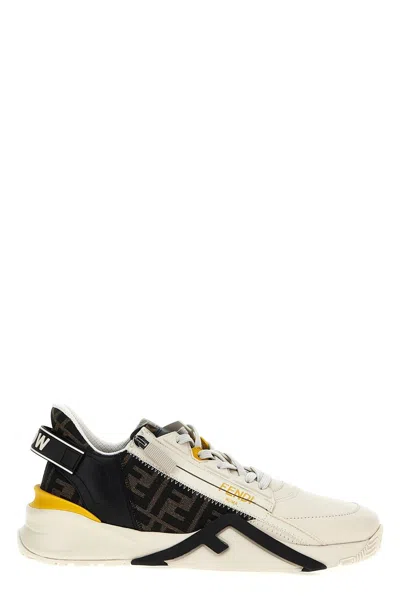 Fendi Flow Sneaker In Neutral