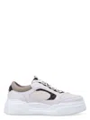 Fendi Men's Force Sneaker In White Tabacco