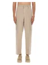 Fendi Gabardine Pants In Gray