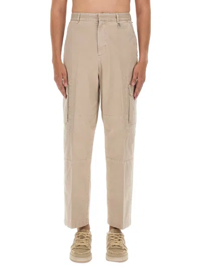 Fendi Men's Gabardine Pants In Neutral