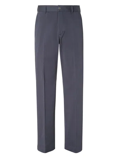 FENDI MEN'S GABARDINE TROUSERS
