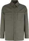 Fendi Men's Giubbotto Ny Pdp+ny Vichy In Nero Bianco