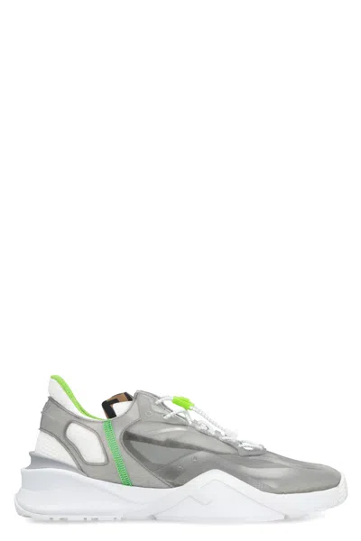 Fendi Men's Grey Low-top Sneakers For Ss23