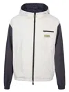 Fendi Logo-patch Reversible Jacket In White