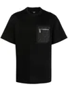 Fendi Crew-neck Cotton T-shirt In Black