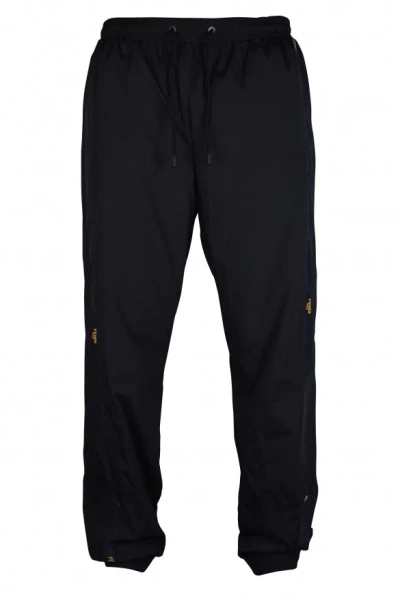Fendi Side-stripe Track Pants In Black