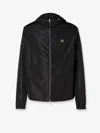 Fendi Men K-way Ny Nylon Jacket In Black