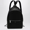 Fendi Medium Grained Leather Backpack In Black