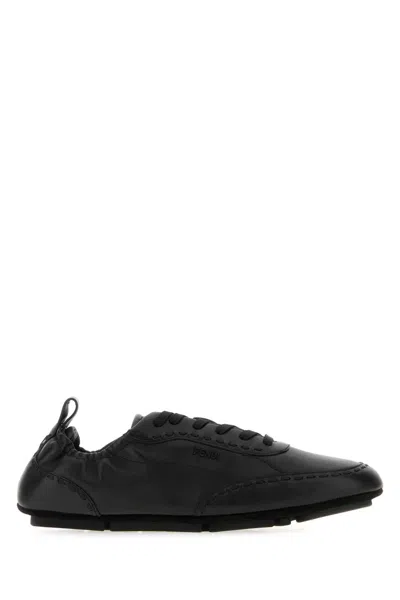 Fendi Men's Leather  Fit Sneakers In Multi