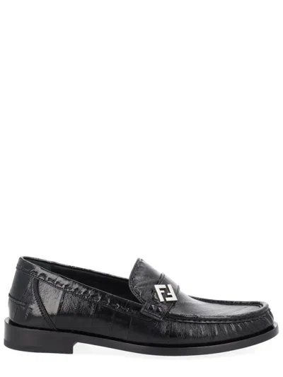 Fendi Mocassino Missina In Black