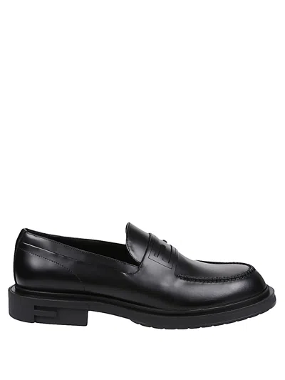 FENDI FENDI MEN LEATHER MOCCASIN