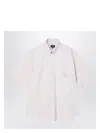 Fendi Crest Oxford Cotton Shirt Clothing In Blue