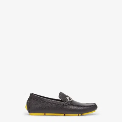 Fendi Men's Loafer In Nerolimn