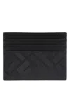 Fendi Men Logo Card Holder In Black