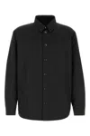 Fendi Black Polyester Pattern Shirt In Black