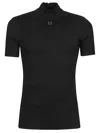 Fendi Men Logo T-shirt In Black