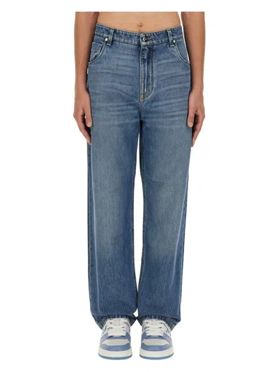 FENDI MEN'S LONG JEANS