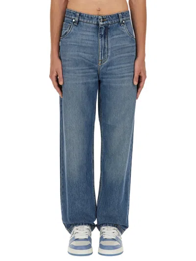 Fendi Long Jeans In Blue