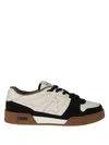 Fendi Men Low Top Sneaker In Calfskin With Logo In White