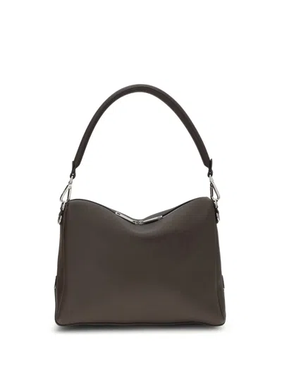 Fendi Men Lui Large Shoulder Bag In Brown