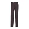 Fendi Men Micro Ff Pants In Gray