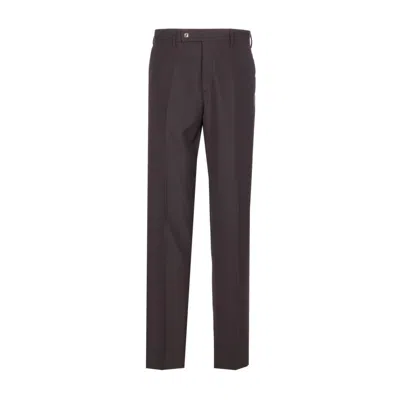 Fendi Men Micro Ff Pants In Gray