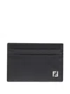 Fendi Squared Ff Logo Compact Card Holder