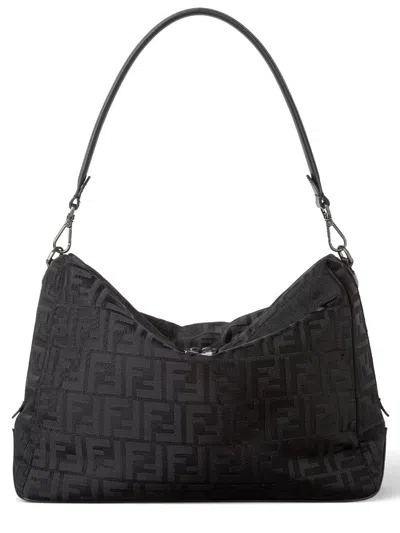 Fendi Men's Mini Shoulder Bag - Fw25 Collection In Black