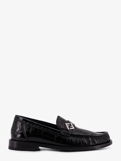 Fendi Men Missina Leather Loafers In Multi