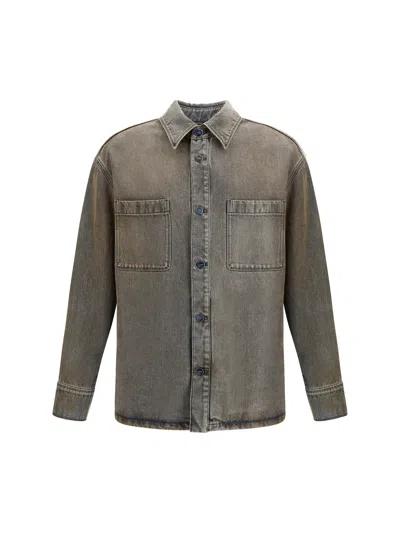 FENDI FENDI MEN OVERDYED DENIM SHIRT