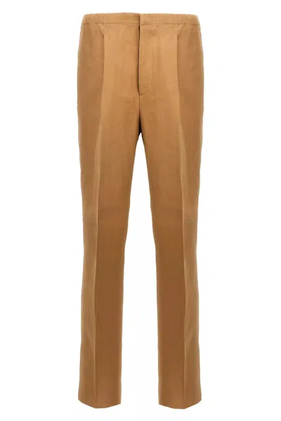 FENDI FENDI MEN PAPER CANVAS PANTS